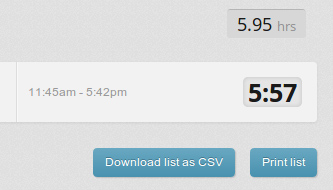 Download time sheets for Excel