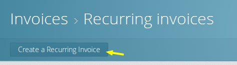 Create a new recurring invoice