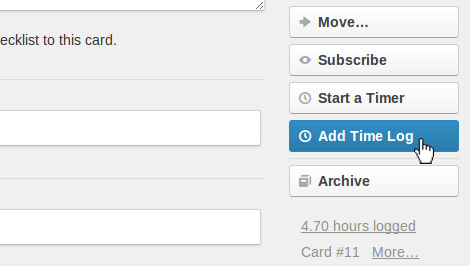 Time tracking on every Trello card